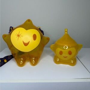 Disney WISH Star Popcorn Bucket-with Exclusive Cinemark Strap& Sip cup